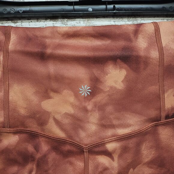 Athleta Elation legging Coral Floral Women Size Small Workout Gym Yoga Tight - Picture 4 of 8